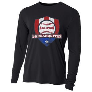 Barranquitas Puerto Rico Camisa Puerto Rican World Baseball Cooling Performance Long Sleeve Crew