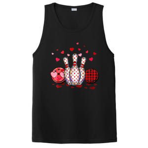 Buffalo Plaid Red Bowling Gnome Christmas Valentine Family PosiCharge Competitor Tank