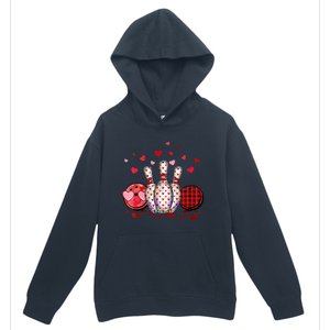 Buffalo Plaid Red Bowling Gnome Christmas Valentine Family Urban Pullover Hoodie