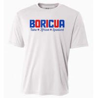 Boricua Puerto Rico Pride Puerto Rican Taino African Spanish Cooling Performance Crew T-Shirt