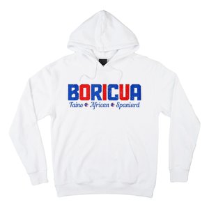 Boricua Puerto Rico Pride Puerto Rican Taino African Spanish Hoodie