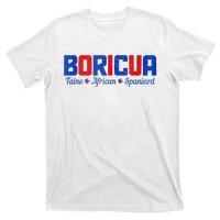 Boricua Puerto Rico Pride Puerto Rican Taino African Spanish T-Shirt