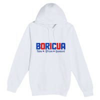 Boricua Puerto Rico Pride Puerto Rican Taino African Spanish Premium Pullover Hoodie