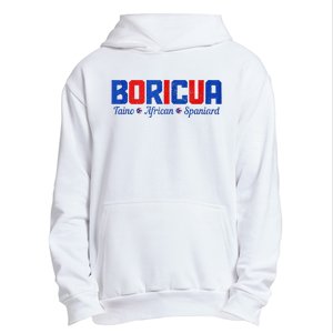 Boricua Puerto Rico Pride Puerto Rican Taino African Spanish Urban Pullover Hoodie