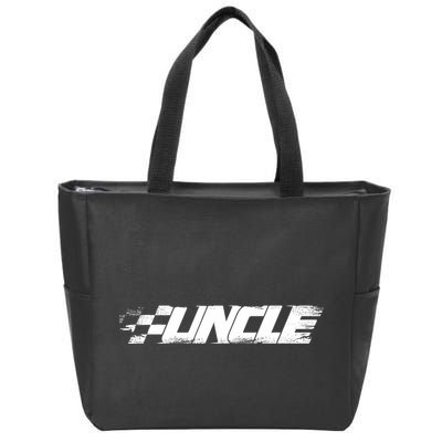 Birthday Party Racing Family Pit Crew Race Car Uncle Zip Tote Bag