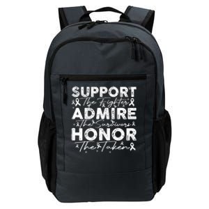 Breast Pink Support Admire Honor Breast Cancer Awareness Daily Commute Backpack