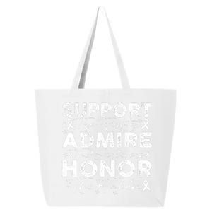 Breast Pink Support Admire Honor Breast Cancer Awareness 25L Jumbo Tote