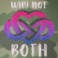 Bisexual Polyamory Symbol Why Not Both Bi Pride Legacy Tie Dye Trucker Hat