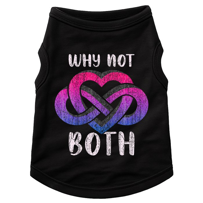 Bisexual Polyamory Symbol Why Not Both Bi Pride Doggie Tank