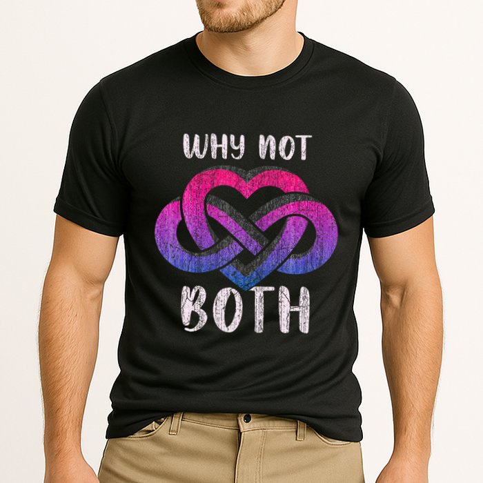 Bisexual Polyamory Symbol Why Not Both Bi Pride Performance Shirt
