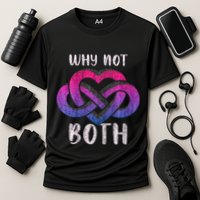 Bisexual Polyamory Symbol Why Not Both Bi Pride Performance Shirt