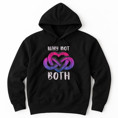 Bisexual Polyamory Symbol Why Not Both Bi Pride Hoodie