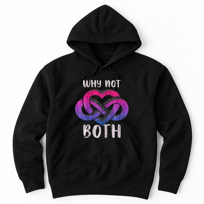 Bisexual Polyamory Symbol Why Not Both Bi Pride Hoodie