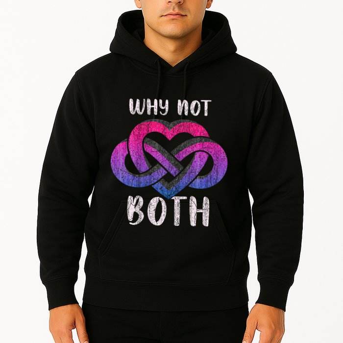 Bisexual Polyamory Symbol Why Not Both Bi Pride Hoodie