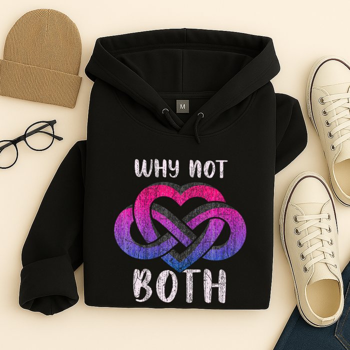 Bisexual Polyamory Symbol Why Not Both Bi Pride Hoodie