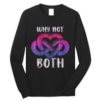 Bisexual Polyamory Symbol Why Not Both Bi Pride Long Sleeve Shirt