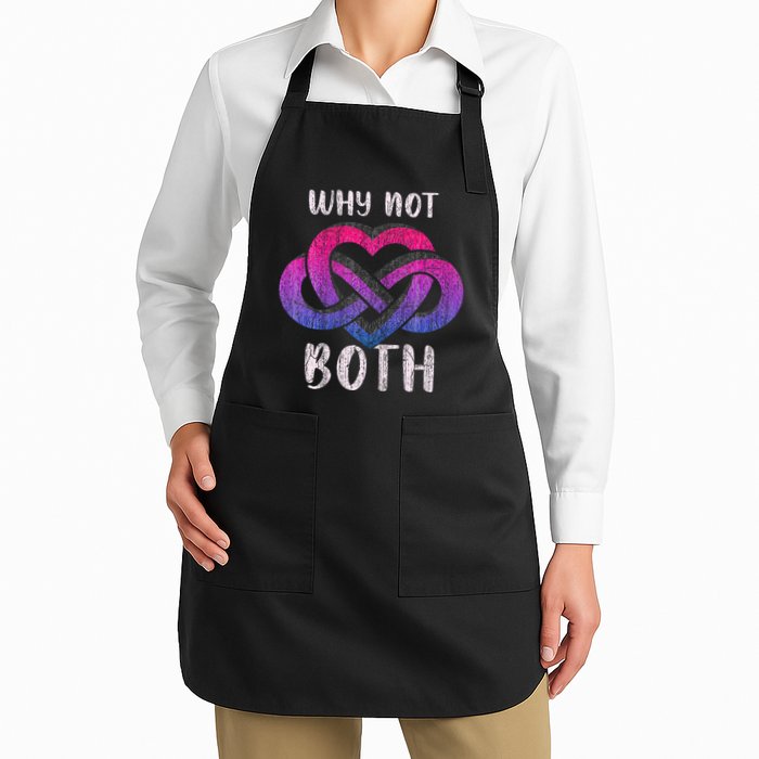 Bisexual Polyamory Symbol Why Not Both Bi Pride Apron