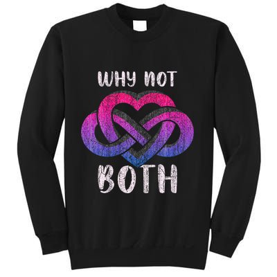 Bisexual Polyamory Symbol Why Not Both Bi Pride Sweatshirt