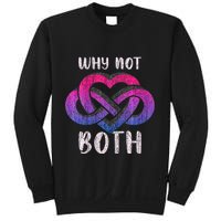 Bisexual Polyamory Symbol Why Not Both Bi Pride Sweatshirt