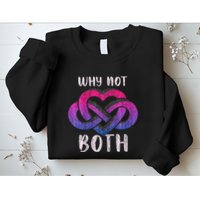 Bisexual Polyamory Symbol Why Not Both Bi Pride Sweatshirt