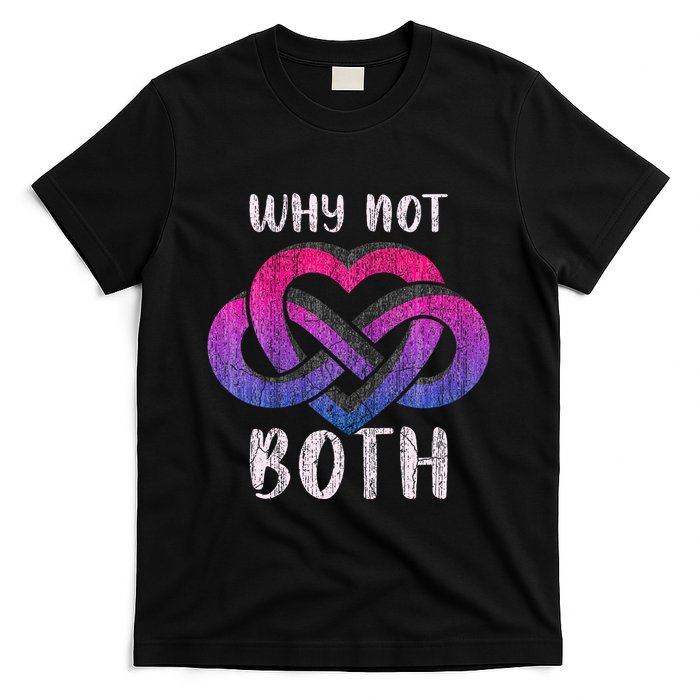 Bisexual Polyamory Symbol Why Not Both Bi Pride T-Shirt