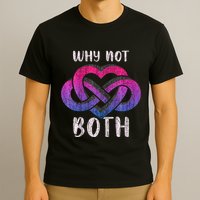 Bisexual Polyamory Symbol Why Not Both Bi Pride T-Shirt