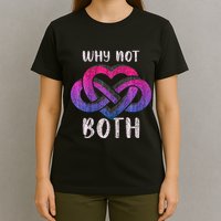 Bisexual Polyamory Symbol Why Not Both Bi Pride T-Shirt