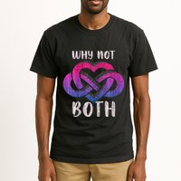 Bisexual Polyamory Symbol Why Not Both Bi Pride Tall T-Shirt