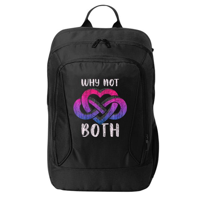 Bisexual Polyamory Symbol Why Not Both Bi Pride City Backpack