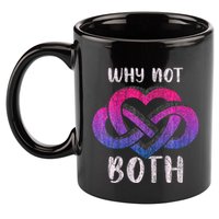Bisexual Polyamory Symbol Why Not Both Bi Pride 11oz C Handle Ceramic Mug