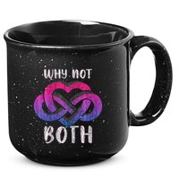Bisexual Polyamory Symbol Why Not Both Bi Pride 15oz Campfire Ceramic Mug
