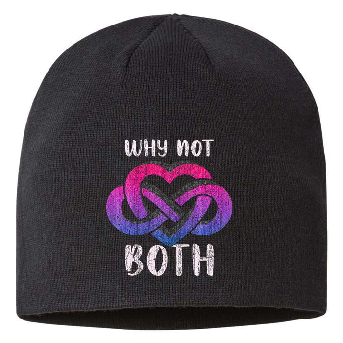 Bisexual Polyamory Symbol Why Not Both Bi Pride Sustainable Beanie