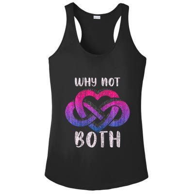 Bisexual Polyamory Symbol Why Not Both Bi Pride Ladies PosiCharge Competitor Racerback Tank