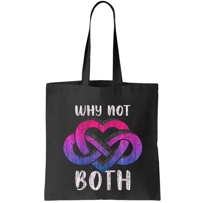 Bisexual Polyamory Symbol Why Not Both Bi Pride Bag