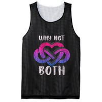 Bisexual Polyamory Symbol Why Not Both Bi Pride Mesh Reversible Basketball Jersey Tank