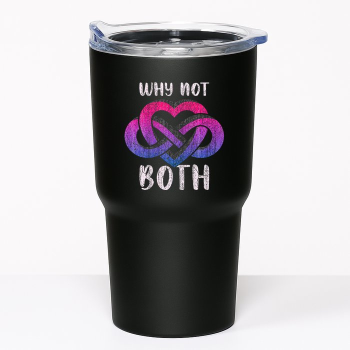 Bisexual Polyamory Symbol Why Not Both Bi Pride Tumbler