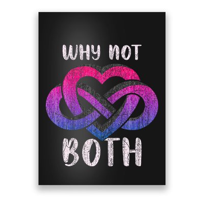 Bisexual Polyamory Symbol Why Not Both Bi Pride Poster