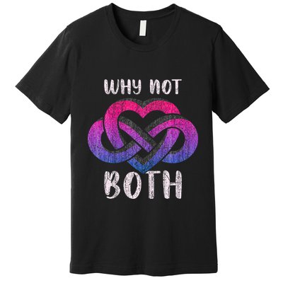 Bisexual Polyamory Symbol Why Not Both Bi Pride Premium T-Shirt