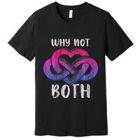 Bisexual Polyamory Symbol Why Not Both Bi Pride Premium T-Shirt