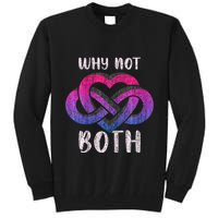 Bisexual Polyamory Symbol Why Not Both Bi Pride Tall Sweatshirt