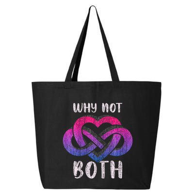 Bisexual Polyamory Symbol Why Not Both Bi Pride 25L Jumbo Tote