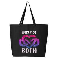 Bisexual Polyamory Symbol Why Not Both Bi Pride 25L Jumbo Tote