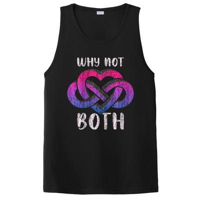 Bisexual Polyamory Symbol Why Not Both Bi Pride PosiCharge Competitor Tank