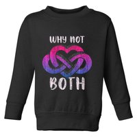 Bisexual Polyamory Symbol Why Not Both Bi Pride Toddler Sweatshirt