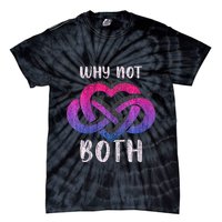 Bisexual Polyamory Symbol Why Not Both Bi Pride Tie-Dye T-Shirt