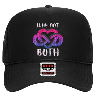 Bisexual Polyamory Symbol Why Not Both Bi Pride Trucker Hat
