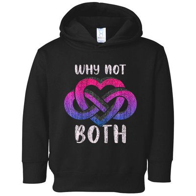 Bisexual Polyamory Symbol Why Not Both Bi Pride Toddler Hoodie