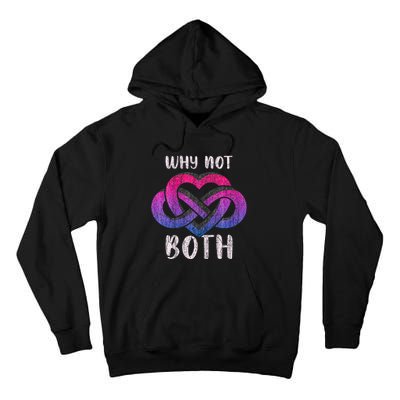Bisexual Polyamory Symbol Why Not Both Bi Pride Tall Hoodie