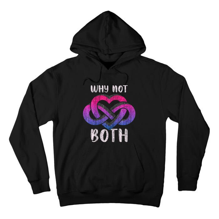 Bisexual Polyamory Symbol Why Not Both Bi Pride Tall Hoodie