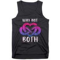 Bisexual Polyamory Symbol Why Not Both Bi Pride Tank Top